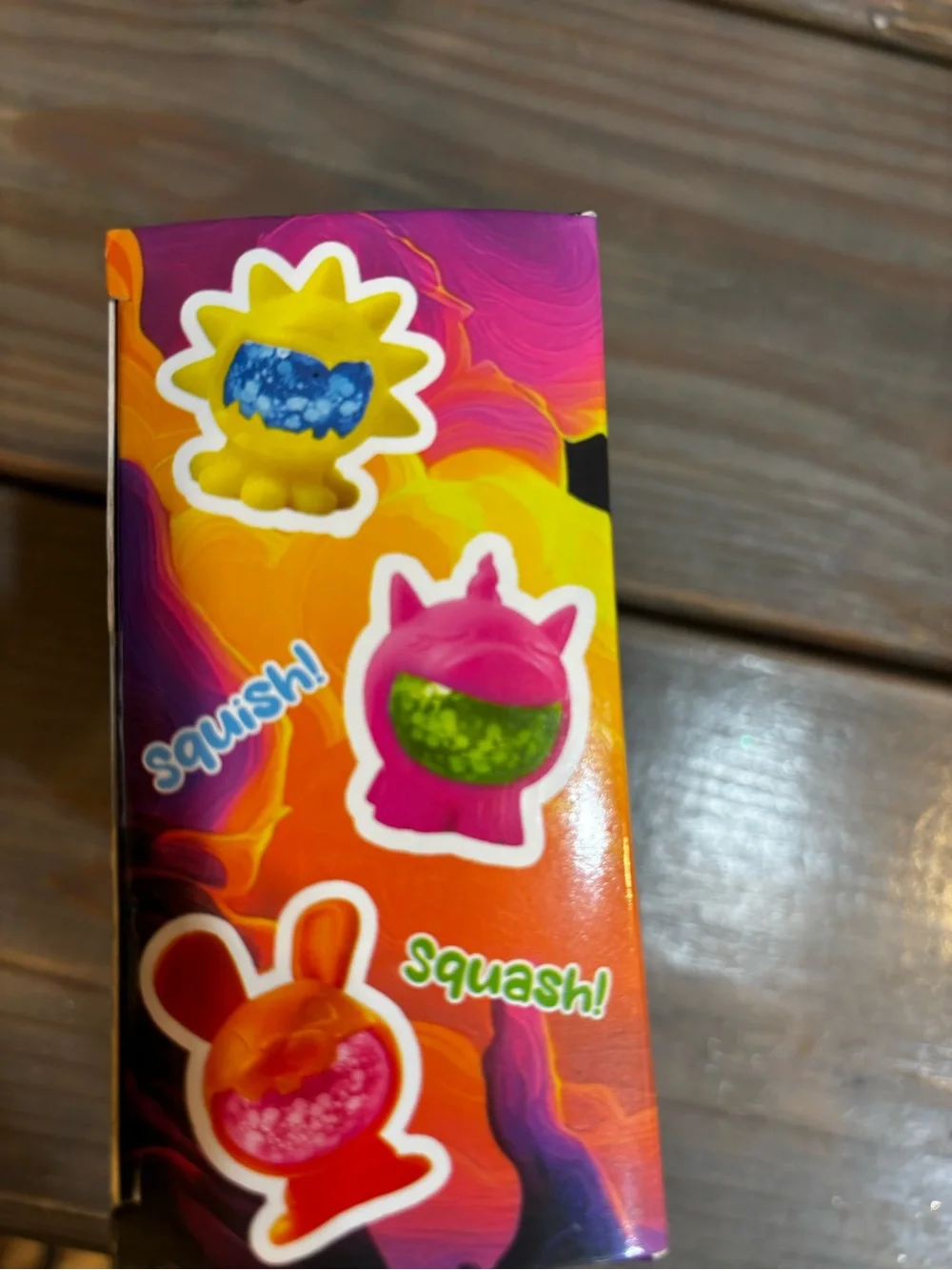 Arggh! creatures Glitter Gobblers Squishy toys 6 pack